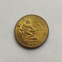 Филиппины 5 сентаво 1964 г.