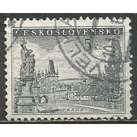 Чехословакия. Карлов мост. Прага. 1953г. Mi#818