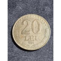 Румыния 20 лей 1991
