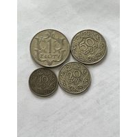 Польша 4 монеты
