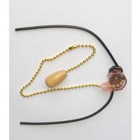 Выкл-дергалка для бра с проводом и цепочкой золото 270мм