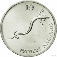 Словения 10 стотинов, 1992 UNC