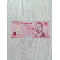 Мозамбик 100 UNC полимер с рубля