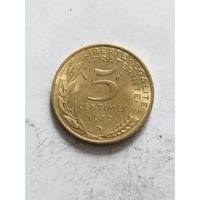 Франция 5 сантим 1979