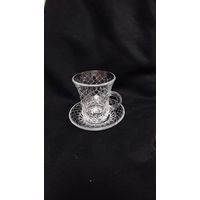 Стеклянная кружка.Чайная пара.