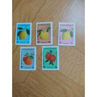 Сирия серия марок 1977 г. Флора.