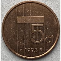 Нидерланды 5 центов 1993 г.