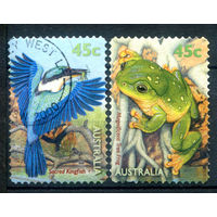 Австралия - 1999г. - фауна - 2 марки - полная серия, гашёные [Mi 1861-1862]. #3-WB-101-A-2