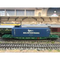 Платформа с контейнером BELINTERTRANS БЧ (3D кит). Масштаб HO 1:87.