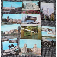 Минск. Полный набор 10 открыток. 1992