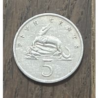 Ямайка 5 Центов 1969г.