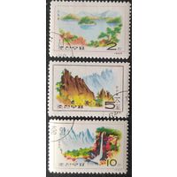 КНДР 1965 , пейзаж, клей.