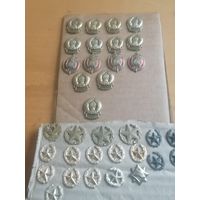 Эмблемы на петлицы, погоны.РБ.См.фото.