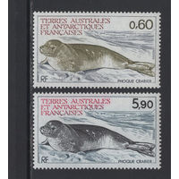 ТААФ Французские Антарктические Территории 1984** Тюлень Mi#184,187