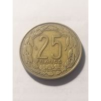 Центральная Африка ВЕАС 25 франков 1984