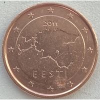 Эстония 2 евроцента 2011 г.