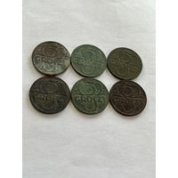Польша 5 грошей 6 монет