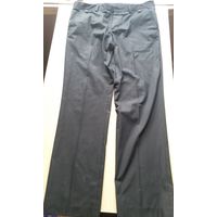Брюки Zara man/марокко и sempre/польша, черные и серые, б-у, 2шт