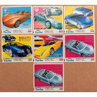 Вкладыши от жевательной резинки Турбо Супер 2003 тюр Turbo Super 2003 (Kent).