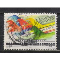 Мальта 1992 Новый терминал в международном авиапорту Мальты #883
