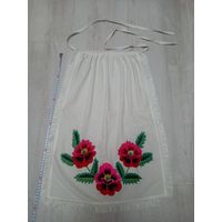 Фартук,  передник старинный вышитый