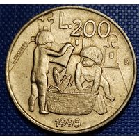 Сан - Марино 200 лир 1995 г.