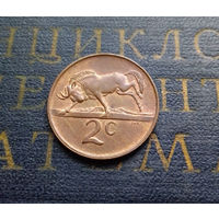 2 цента 1988 ЮАР #01 XF