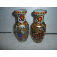 2 Вазы Мини. Старая Япония. Стиль Сацума