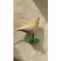 Ёлочная игрушка СССР "Птица"
