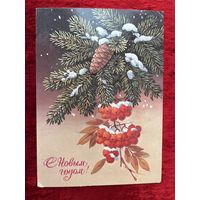 С Новым годом! Подписана. 1985 год. Е. Куртенко.