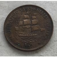 ЮАР 1/2 пенни 1934 Георг V - редкая!