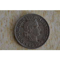 Швейцария 10 раппенов 1952