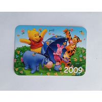 Календарик карманный 2009 год. Дисней. Винни Пух.