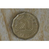 Уругвай 20 сентимо 1981 с 1 руб