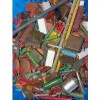 Радиодетали с содержанием серебра 500 грамм .