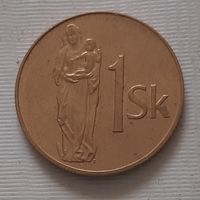 1 крона 1993 г. Словакия