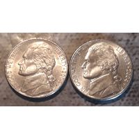 5 центов 2004 Р США 200 лет экспедиции Льюиса 2 монеты