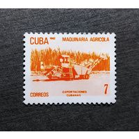 Марка Куба 1982 год Экспорт