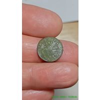 Грош Августа 1752г.,не чищен