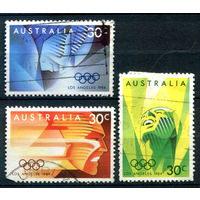 Австралия - 1984г. - Летние Олимпийские игры - 3 марки - полная серия, гашёные [Mi 885-887]. #3-WB-83-B-1