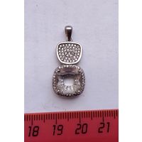 Красивый Кулон с камушками серебро 925.