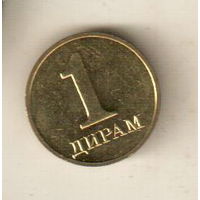 Таджикистан 1 дирам 2019