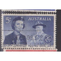 Золотой юбилей гидов Известные люди личности  Австралия 1960 год лот 9 ПОЛНАЯ СЕРИЯ