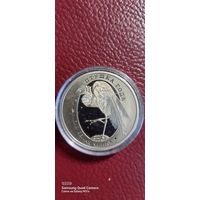 1 рубль 2008 года Цапля