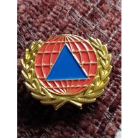 Международный опознавательный знак структур гражданской защиты.
