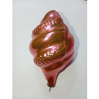 Ёлочная игрушка -  Волчек  . СССР . С рубля