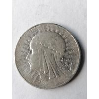 5 злотых 1933г.Ядвига