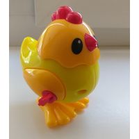 Цыпленок желтый заводной, новый, высотой 9см