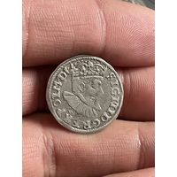 3 гроша 1595 быдгощ приличный сохран!