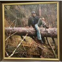 Казаков Б.И;80/80см;2004г."Долина ветров. Иван", 2004г. ДВП. масло. Размер 80х80 см.